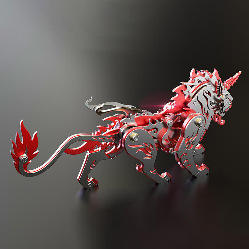 Tigre Variación Mecánico Metal 3D
