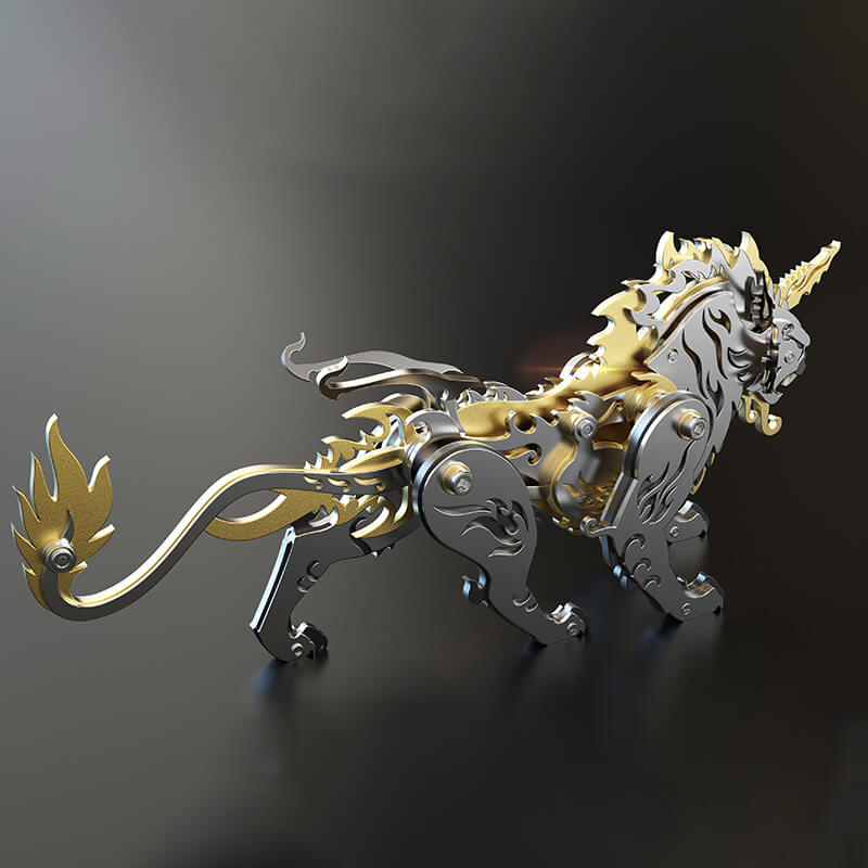 Tigre Variación Mecánico Metal 3D