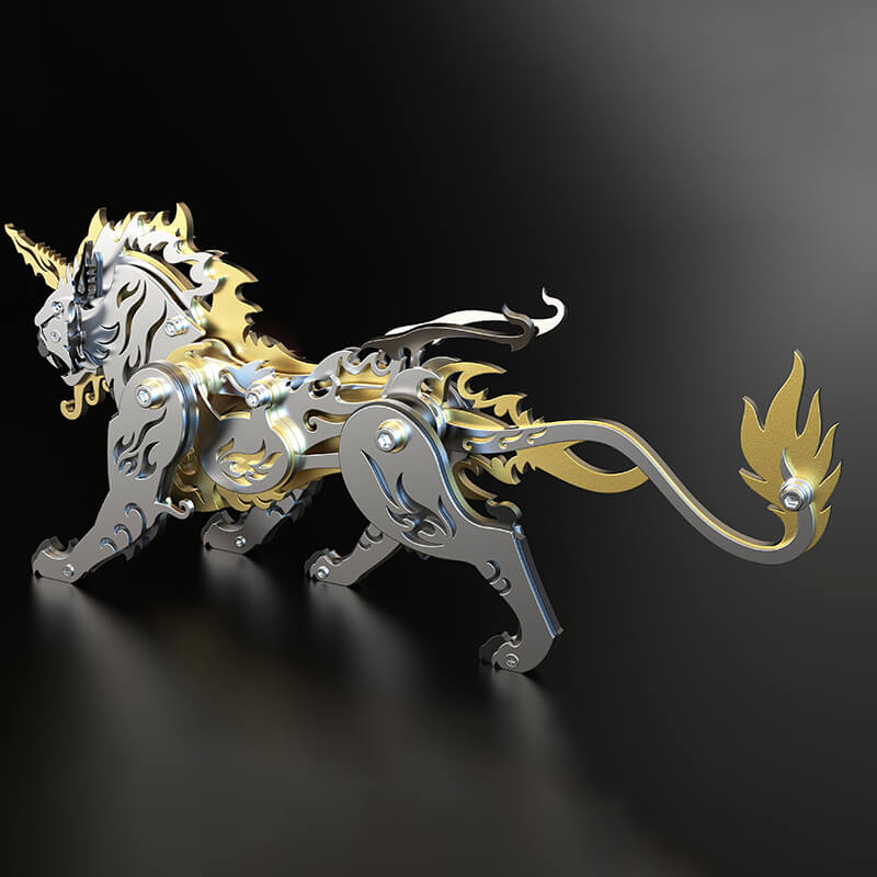 Tigre Variación Mecánico Metal 3D