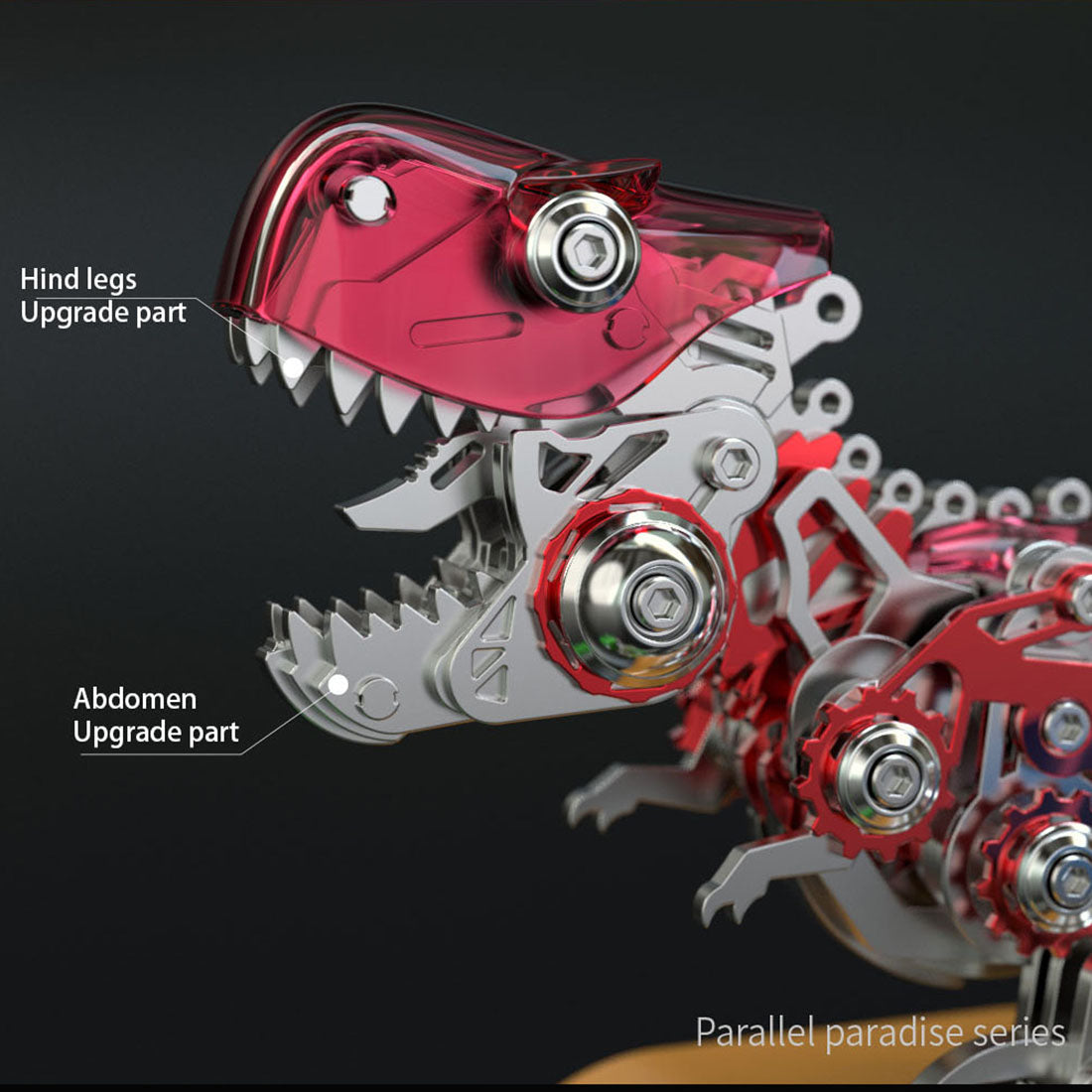 Tiranosaurio Metal 3D