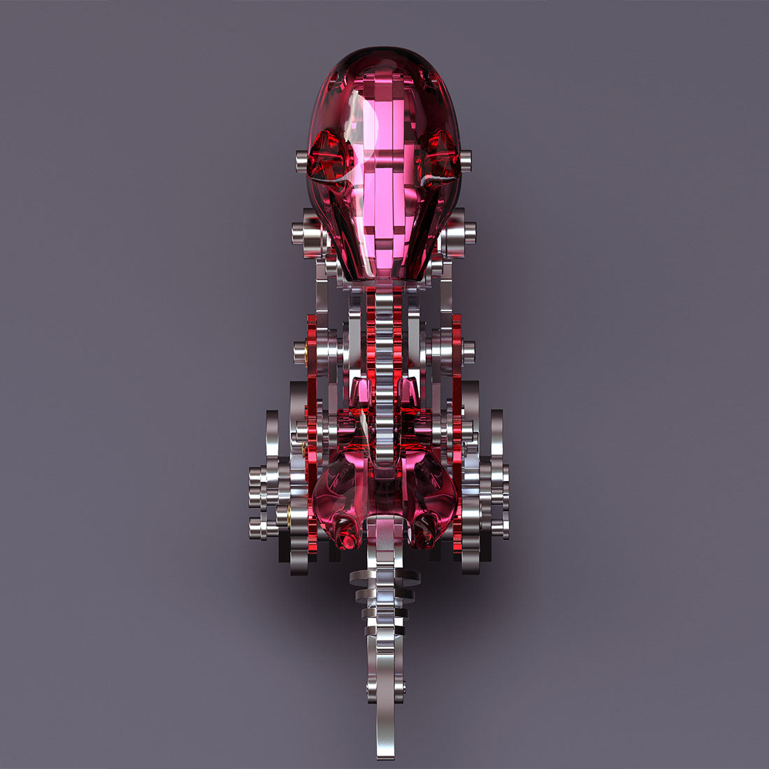 Tiranosaurio Metal 3D