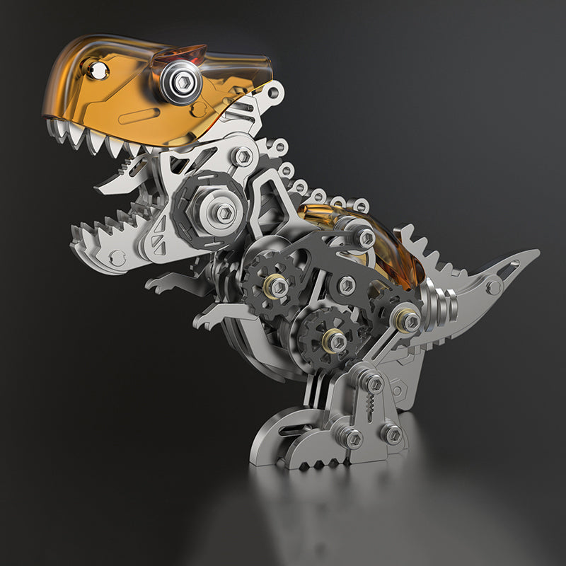 Dinosaurios Cretácicos Mecánicos Metal 3D