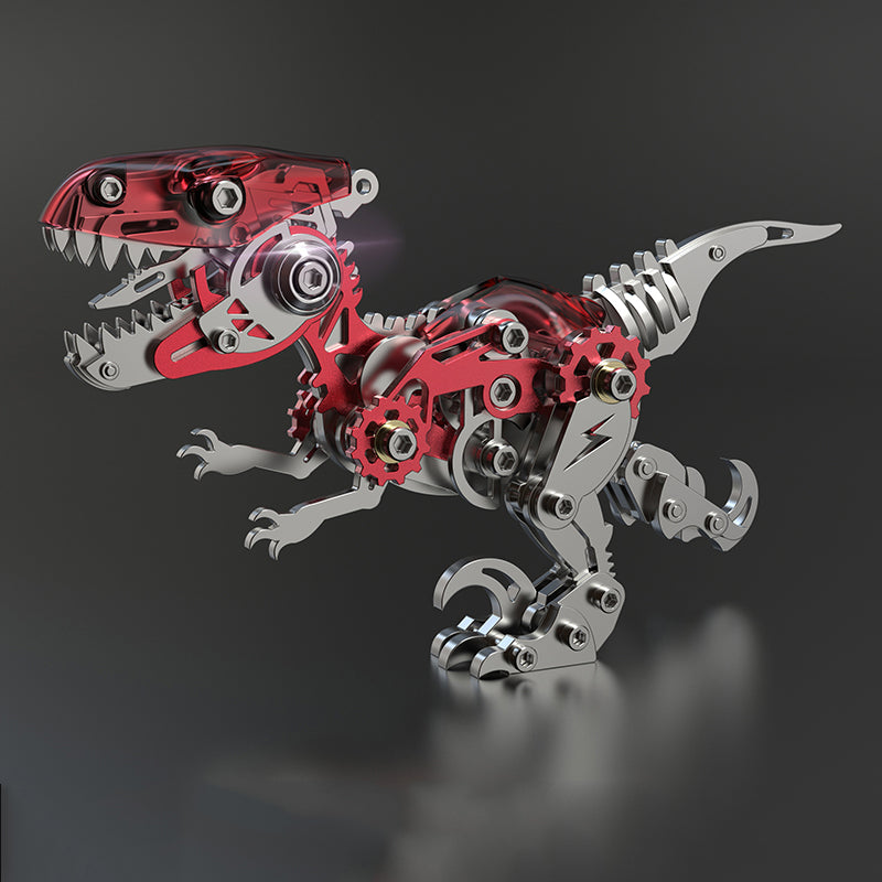 Dinosaurios Cretácicos Mecánicos Metal 3D