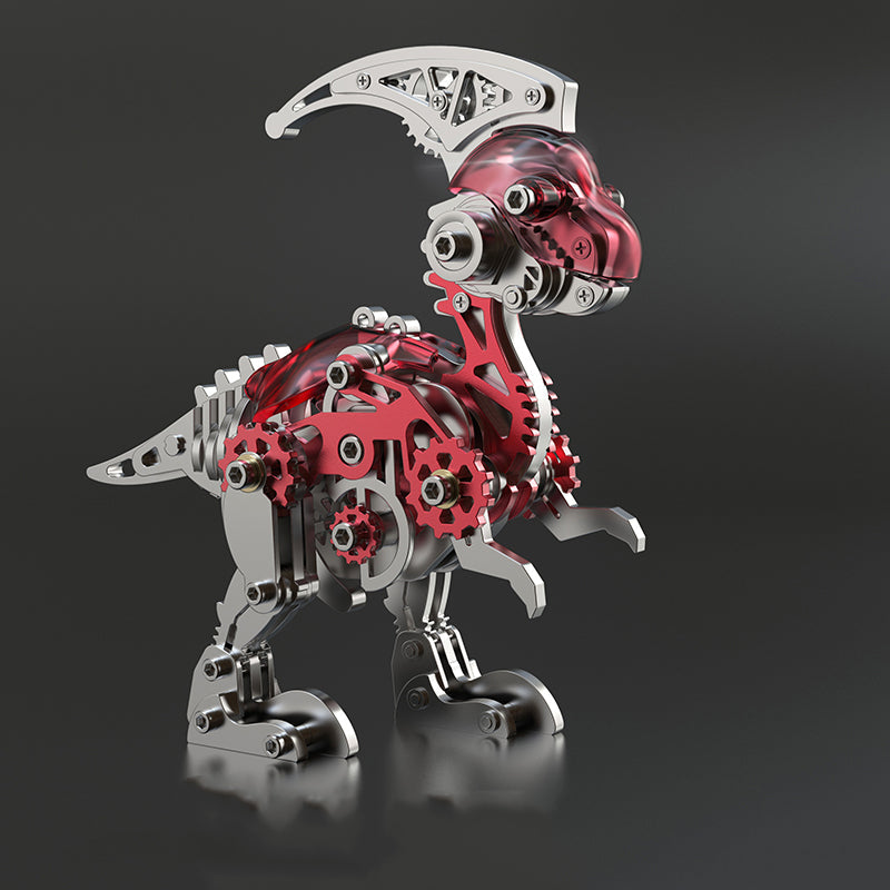 Dinosaurios Cretácicos Mecánicos Metal 3D