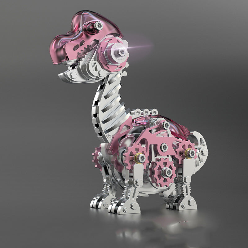 Dinosaurios Cretácicos Mecánicos Metal 3D