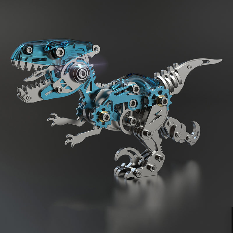 Dinosaurios Cretácicos Mecánicos Metal 3D