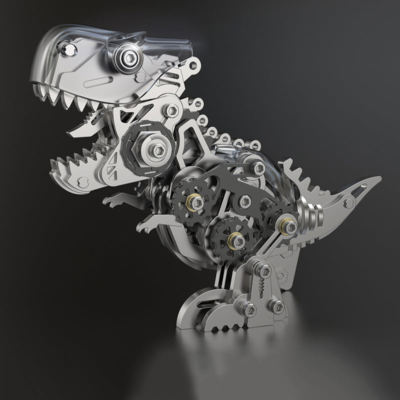 Dinosaurios Cretácicos Mecánicos Metal 3D