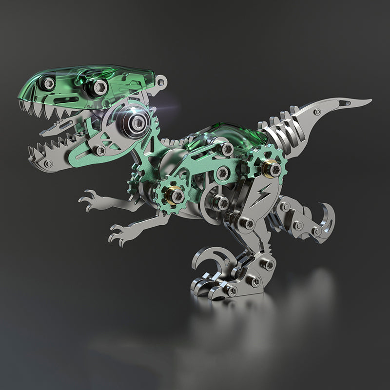 Dinosaurios Cretácicos Mecánicos Metal 3D