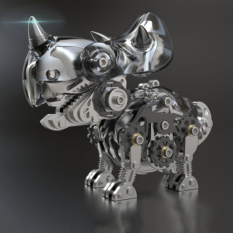 Dinosaurios Cretácicos Mecánicos Metal 3D