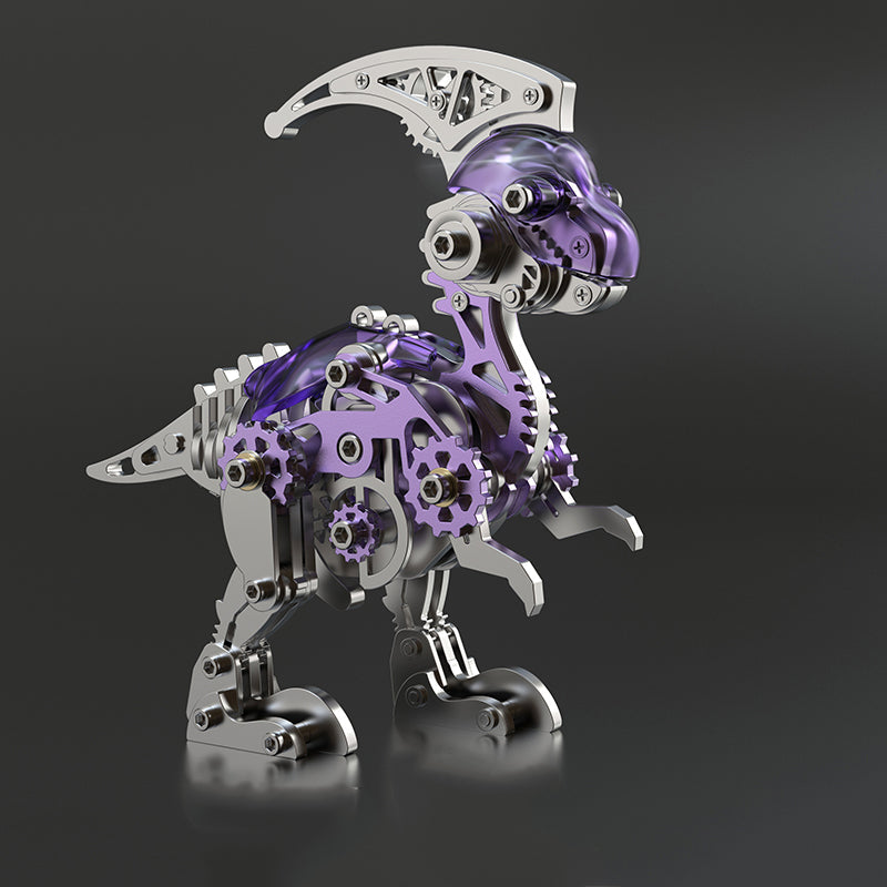 Dinosaurios Cretácicos Mecánicos Metal 3D