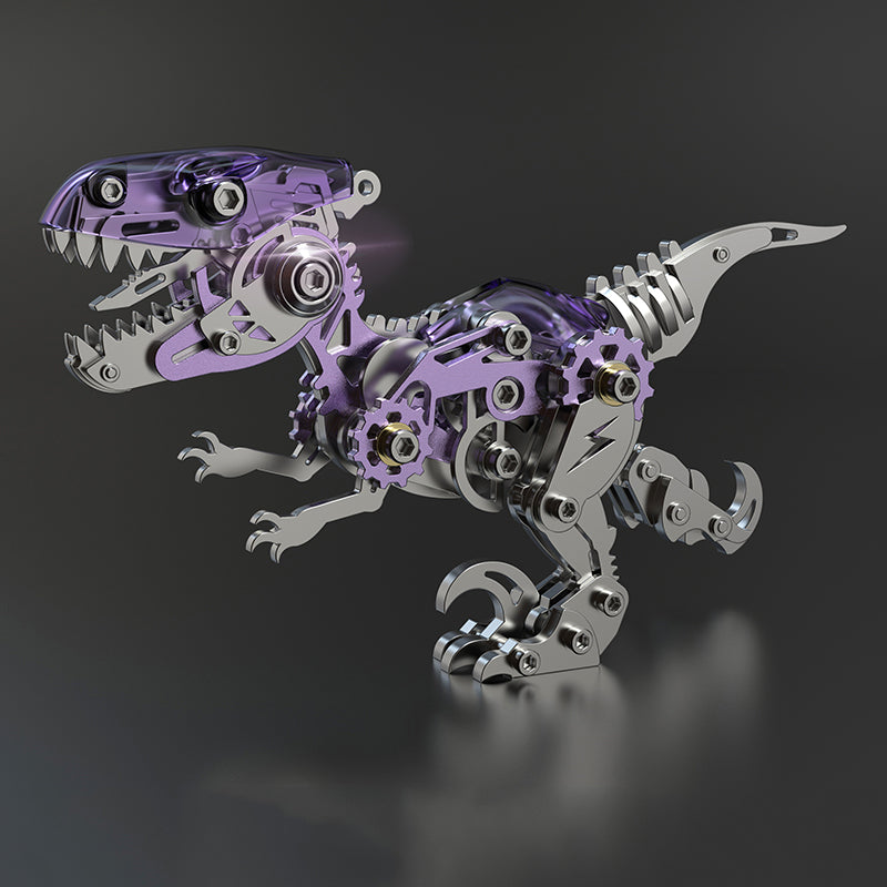 Dinosaurios Cretácicos Mecánicos Metal 3D