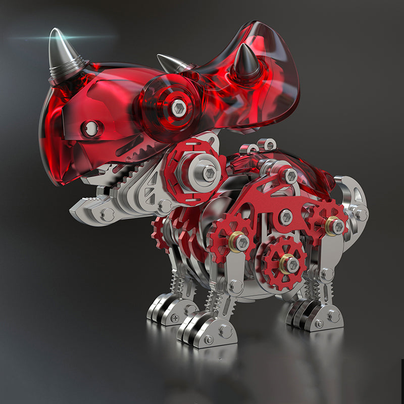 Dinosaurios Cretácicos Mecánicos Metal 3D