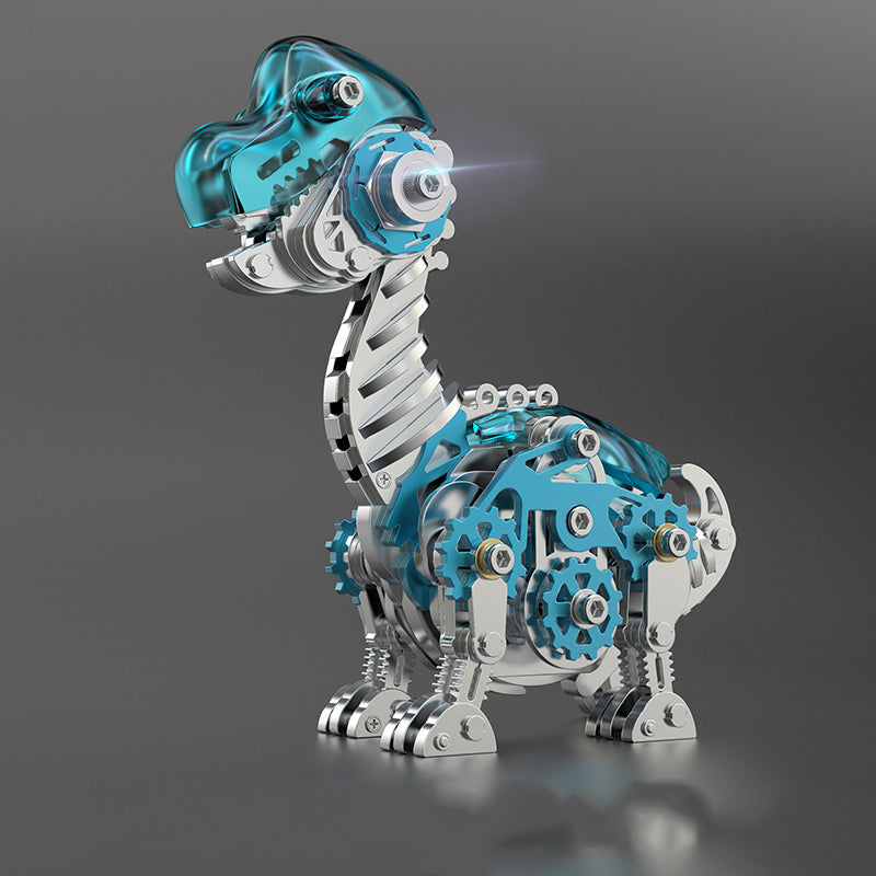 Dinosaurios Cretácicos Mecánicos Metal 3D