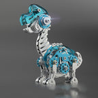 Dinosaurios Cretácicos Mecánicos Metal 3D