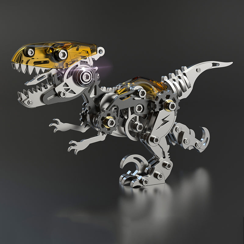 Dinosaurios Cretácicos Mecánicos Metal 3D