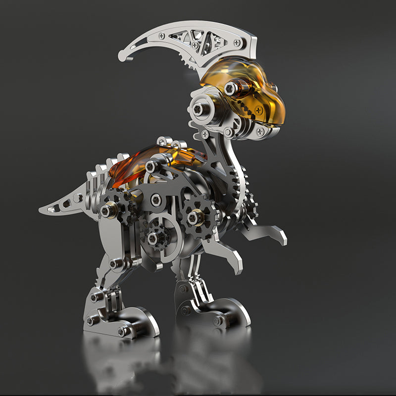 Dinosaurios Cretácicos Mecánicos Metal 3D