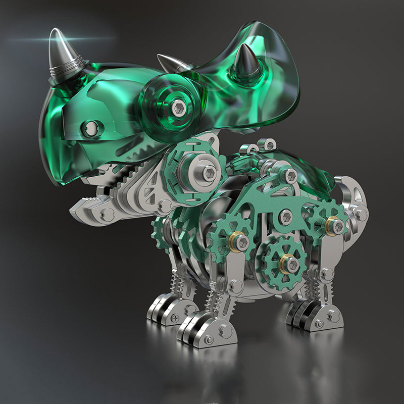 Dinosaurios Cretácicos Mecánicos Metal 3D