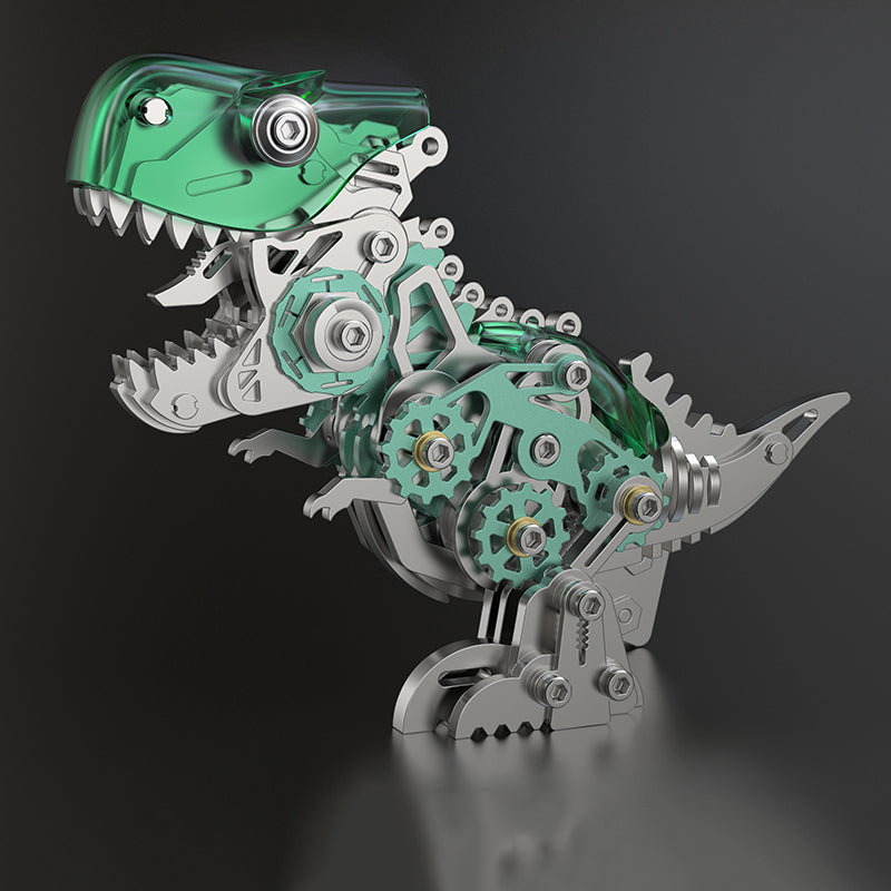 Dinosaurios Cretácicos Mecánicos Metal 3D