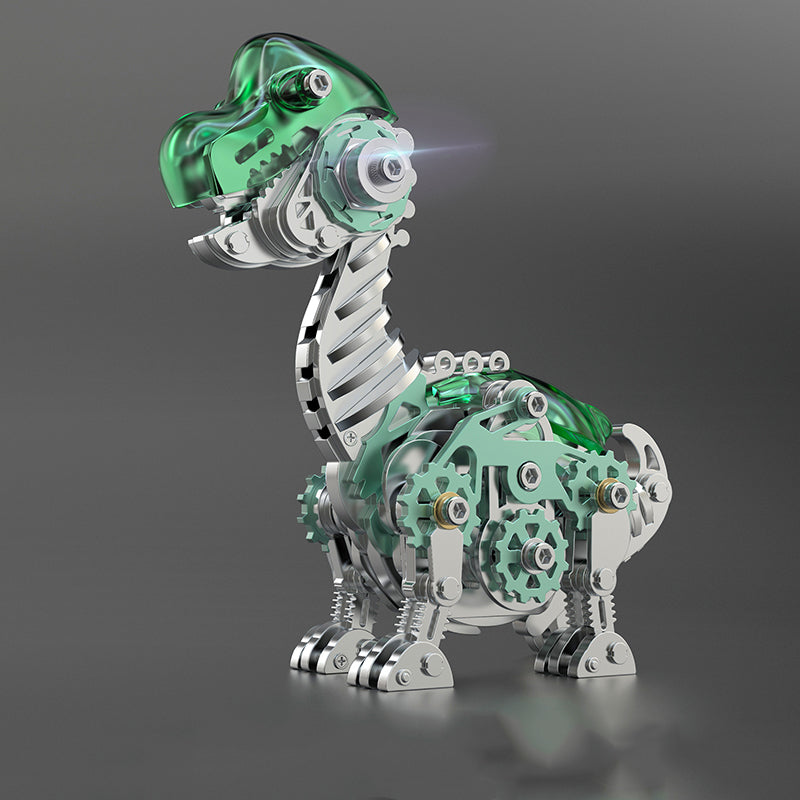 Dinosaurios Cretácicos Mecánicos Metal 3D