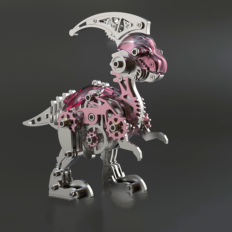 Dinosaurios Cretácicos Mecánicos Metal 3D