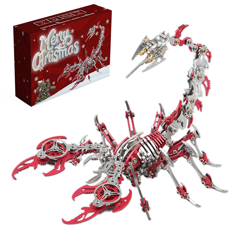 Pack 4 Escorpiones Coloridos Metal 3D