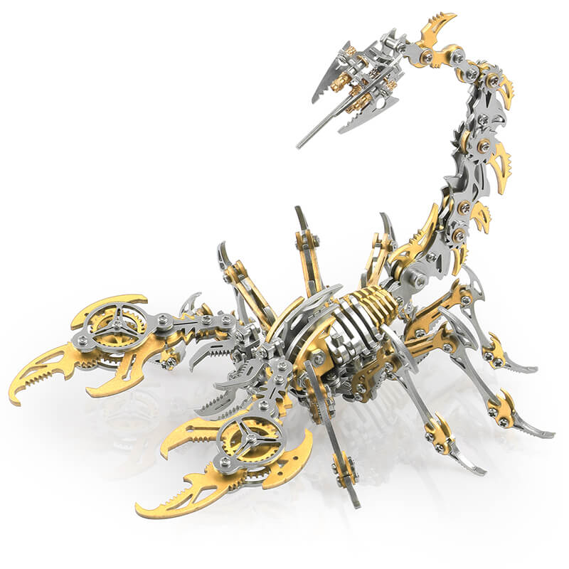 Escorpión Colorido Metal 3D