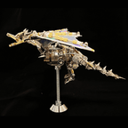 Dragón Volador Mecánico Metal 3D con Base