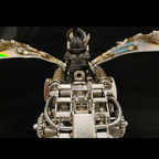 Dragón Volador Mecánico Metal 3D con Base