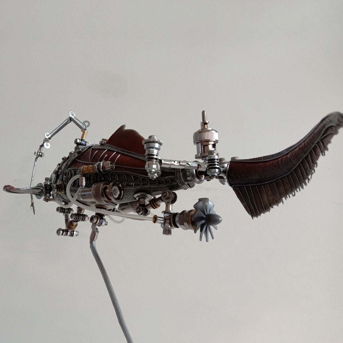 Dunkleosteus Mecánico Steampunk Metal 3D