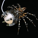 Araña Steampunk Lámpara de Mesa Metal 3D 512 piezas