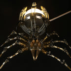 Araña Steampunk Lámpara de Mesa Metal 3D 512 piezas