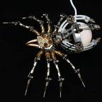Araña Steampunk Lámpara de Mesa Metal 3D 512 piezas