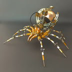 Araña Steampunk Metal 3D con Altavoz Bluetooth 512 piezas