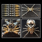 Araña Steampunk Metal 3D con Altavoz Bluetooth 512 piezas