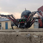 Viuda Negra Trepadora Steampunk Metal 3D