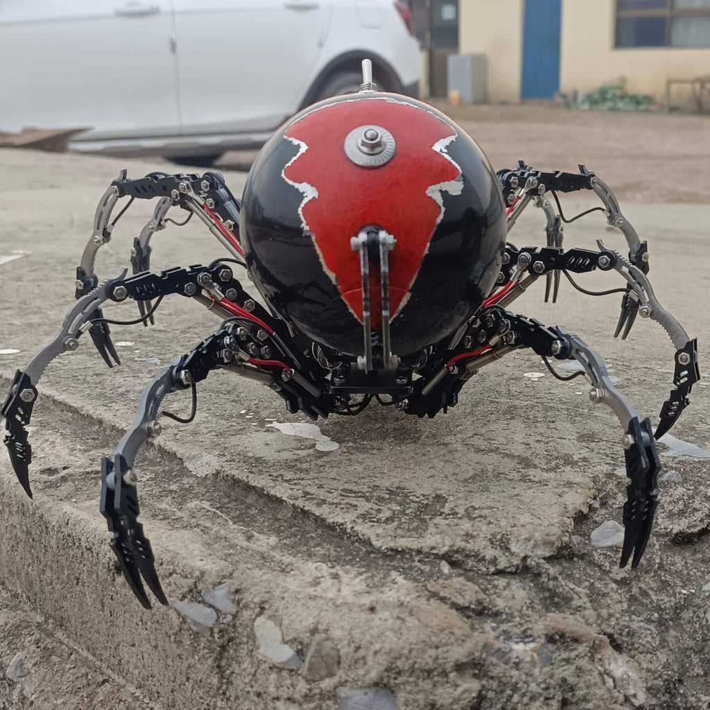 Viuda Negra Trepadora Steampunk Metal 3D