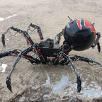Viuda Negra Trepadora Steampunk Metal 3D
