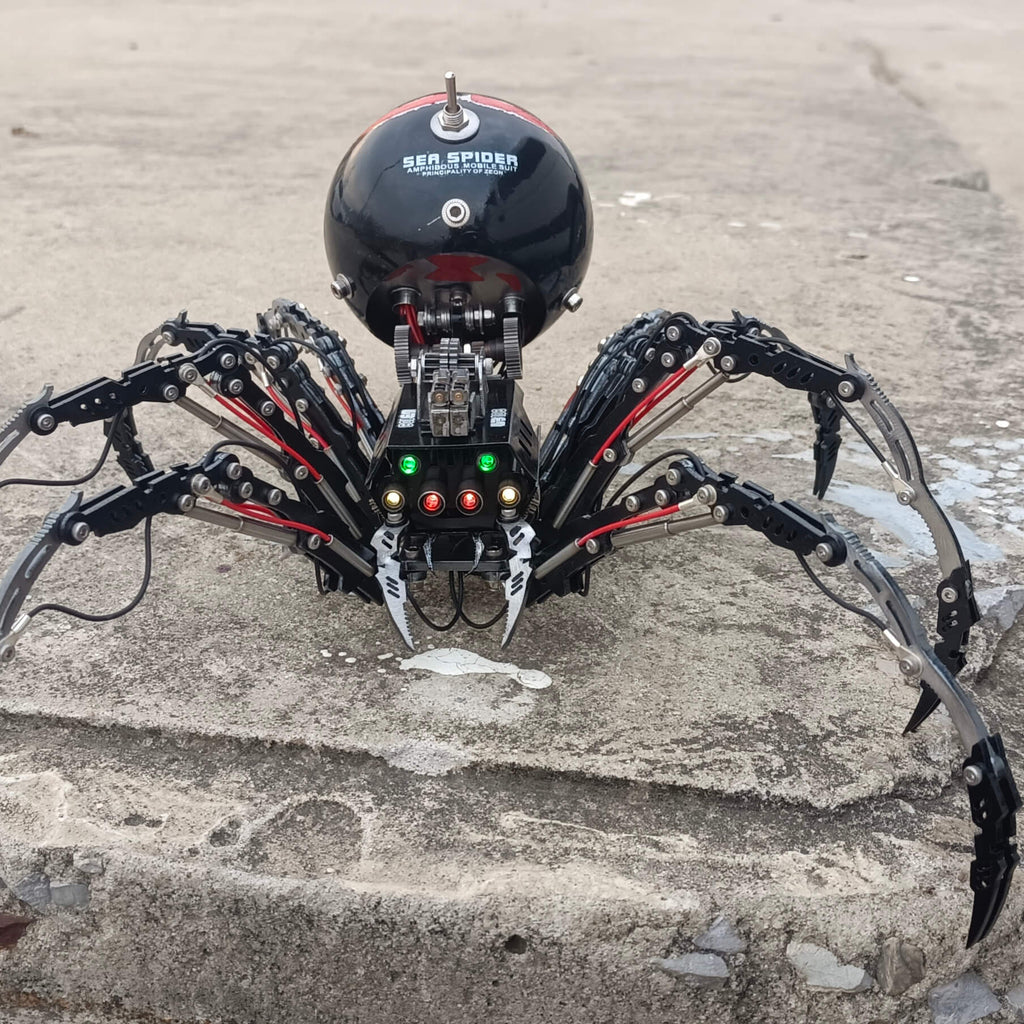 Viuda Negra Trepadora Steampunk Metal 3D