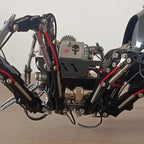 Viuda Negra Trepadora Steampunk Metal 3D