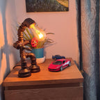 Lámpara Robot Steampunk Metal — Decoración