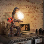 Lámpara Robot Steampunk Metal — Decoración
