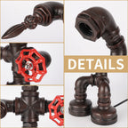 Lámpara Robot Steampunk Metal — Decoración