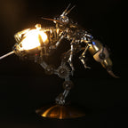 Avispa Steampunk Metal 3D con Base