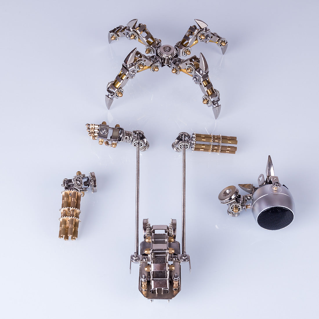 Mecha Cazador Metal 3D con Altavoz Bluetooth 313 piezas
