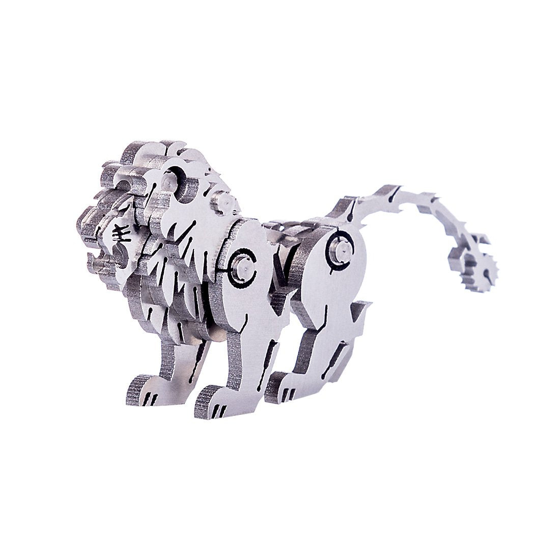 Cabra Unicornio Mecánico Metal 3D