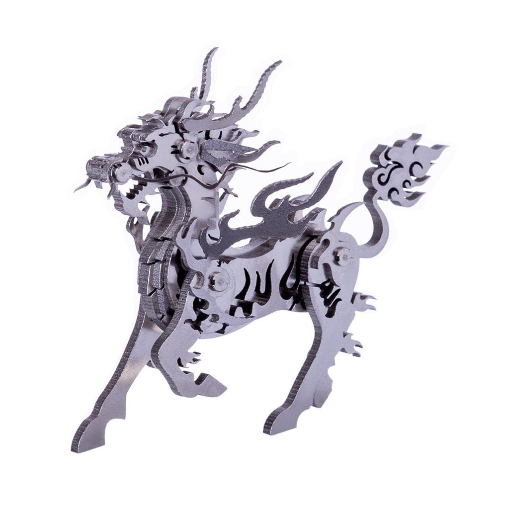 Cabra Unicornio Mecánico Metal 3D