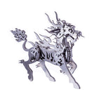 Cabra Unicornio Mecánico Metal 3D