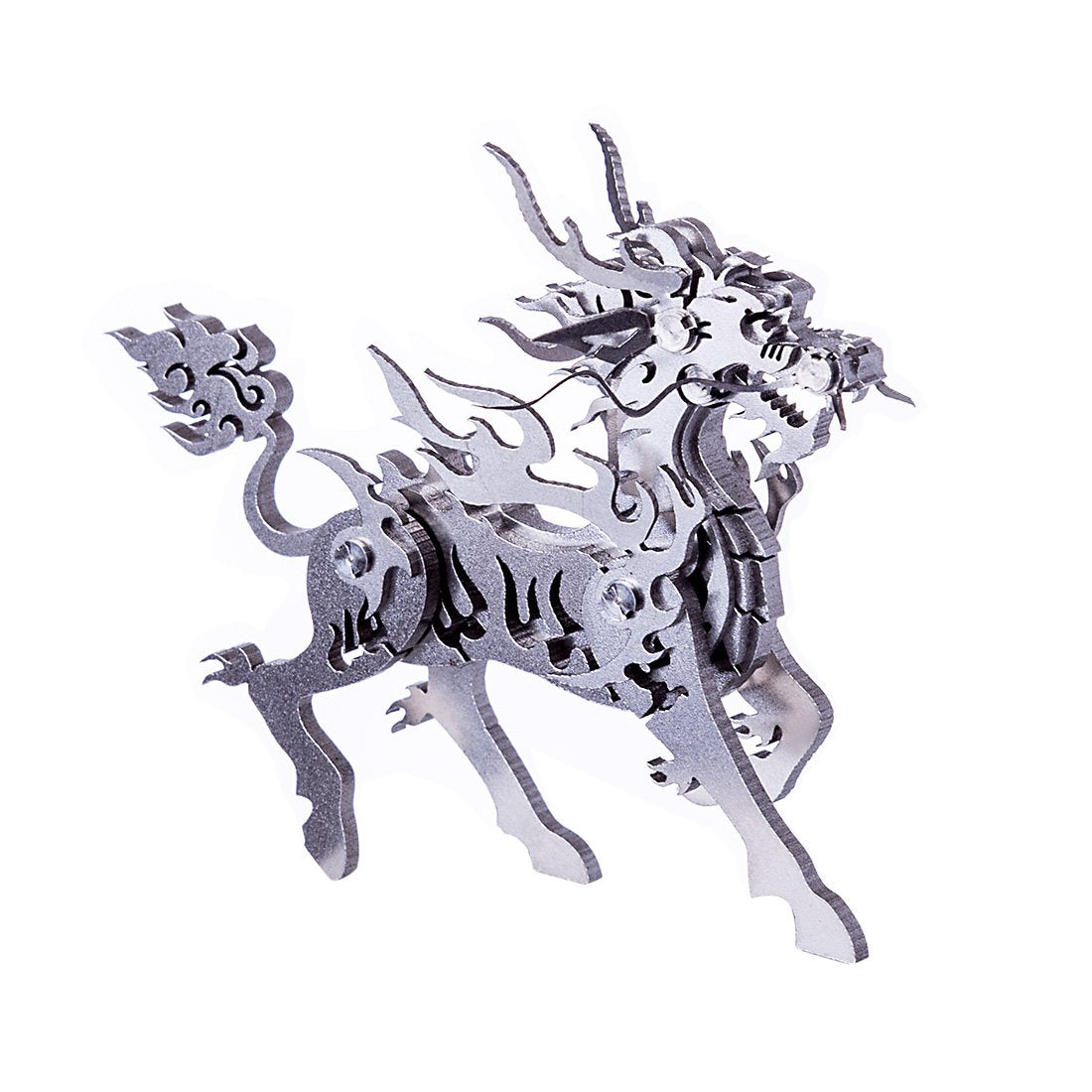 Cabra Unicornio Mecánico Metal 3D