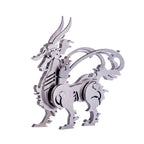 Cabra Unicornio Mecánico Metal 3D