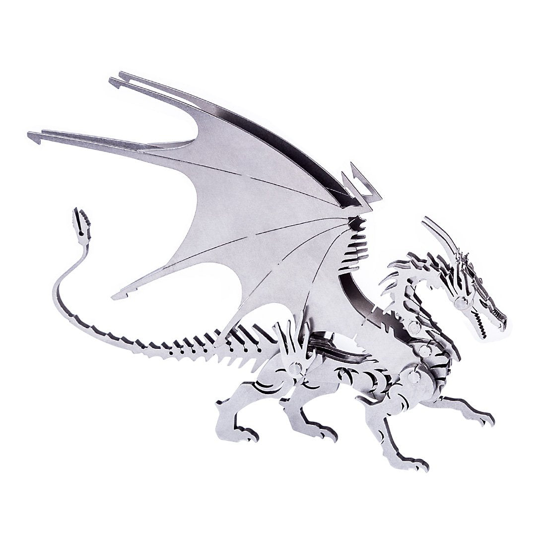 Dragón de Hielo Metal 3D